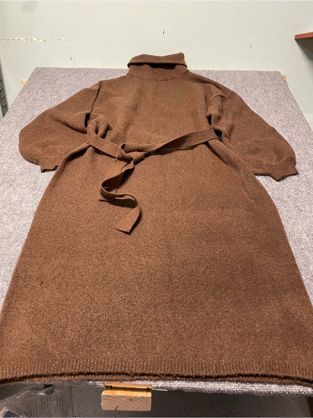 ASOS Brown Long Sleeve Dress